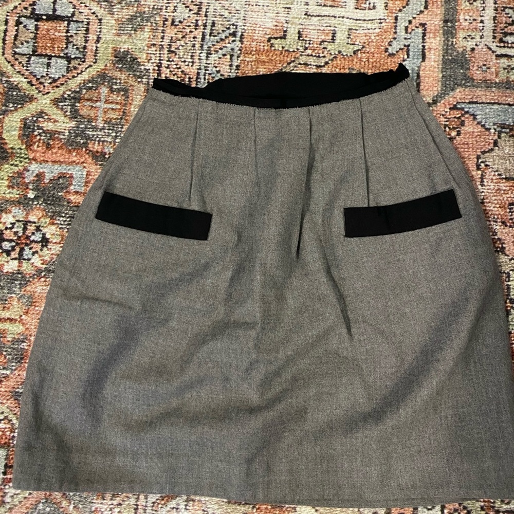 3.1 Phillip Lim grey wool pencil skirt